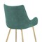 Armen Living Avery Teal Fabric Dining Room Chair with Gold Legs LCAVCHTEAL - alternate 9